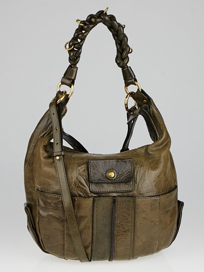MINI COBBLE 20 BAG IN DARK BROWN LAMBSKIN