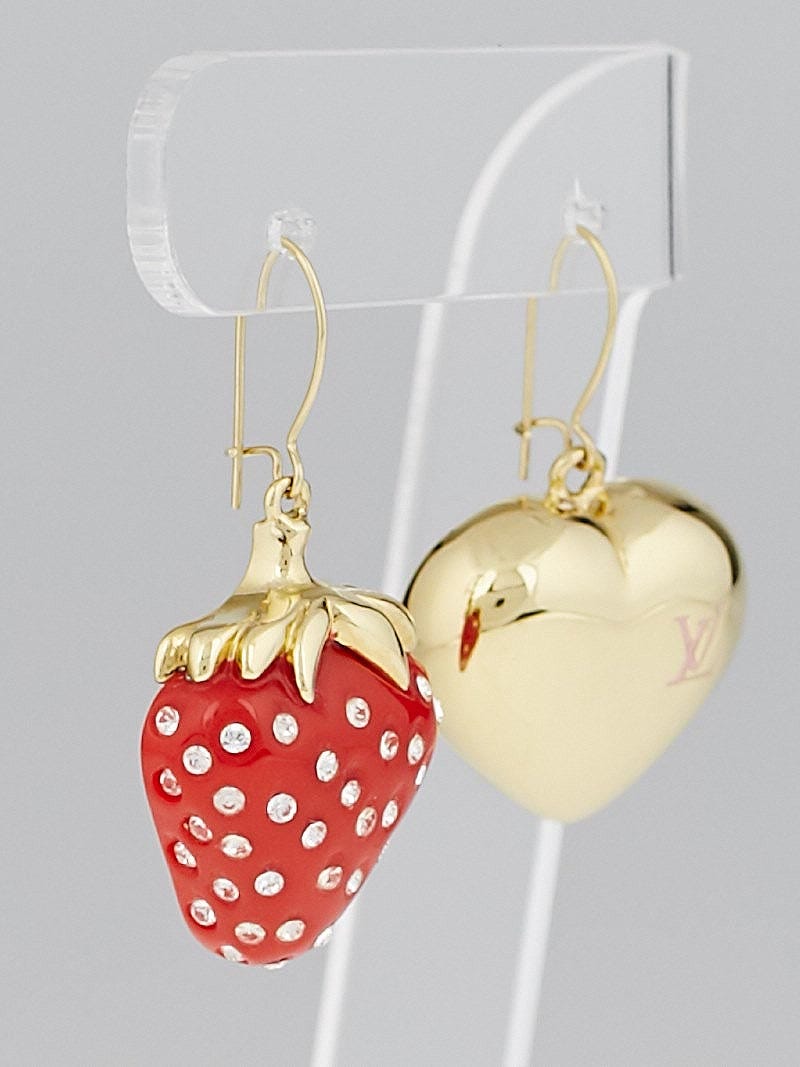 Louis vuitton heart earrings shop