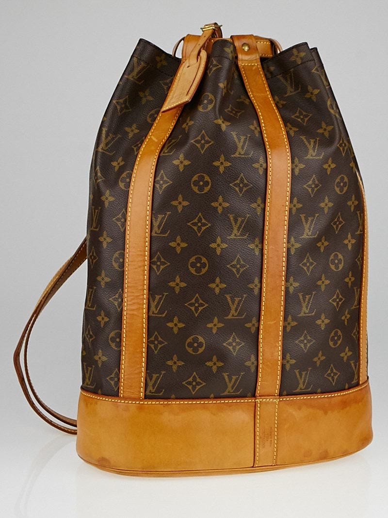 Louis Vuitton Randonnee GM Monogram Canvas Backpack Bag