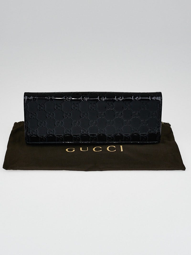 Black gucci clutch hot sale