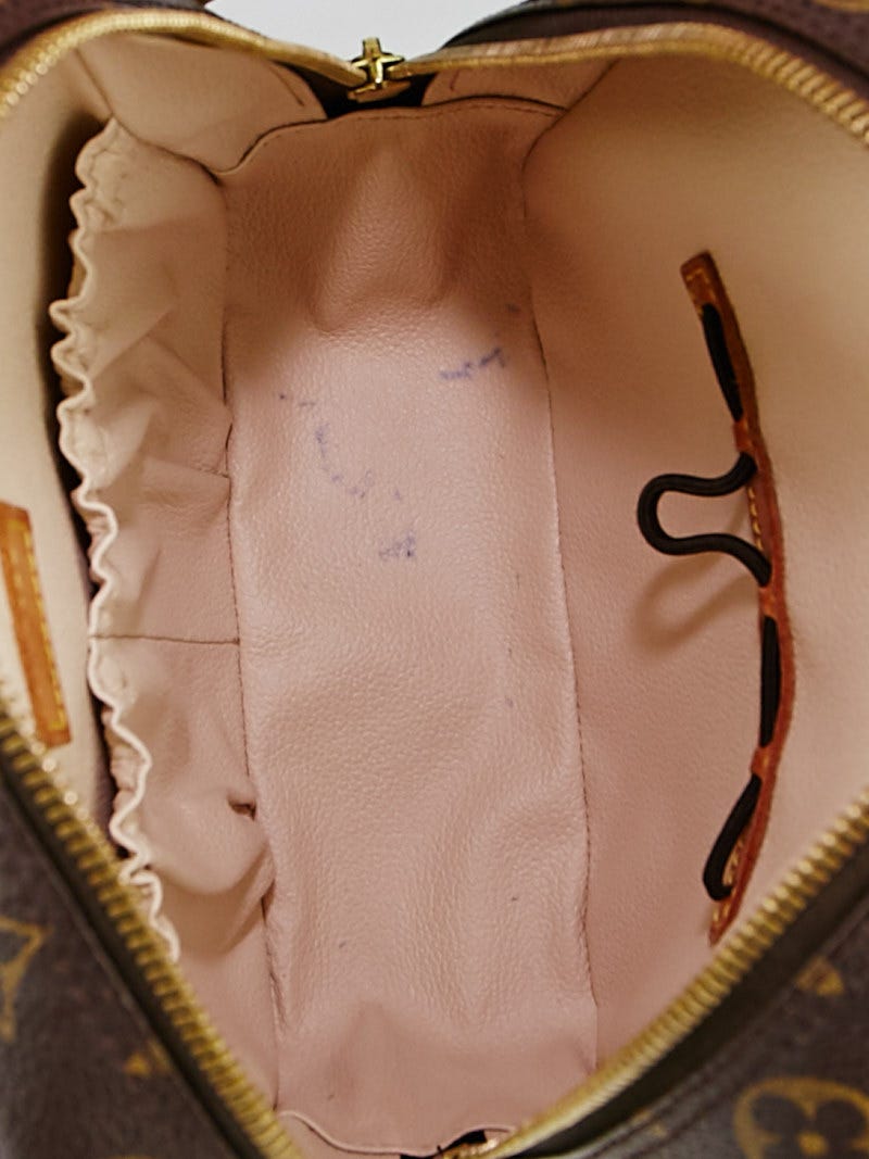 Spontini cloth bag Louis Vuitton Brown in Cloth - 35573699