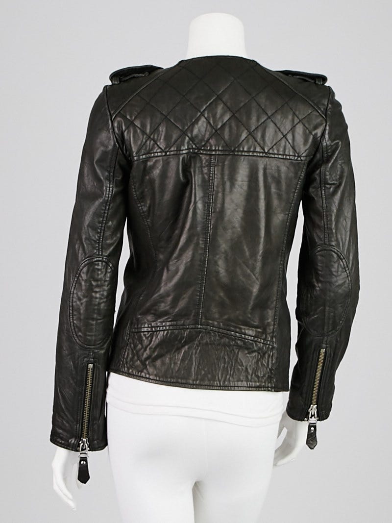 ISABELMARANT étoile レザージャケット ライダース 黒 ISABEL MARANT ETOILE Leather Jacket — Vicki's Secret