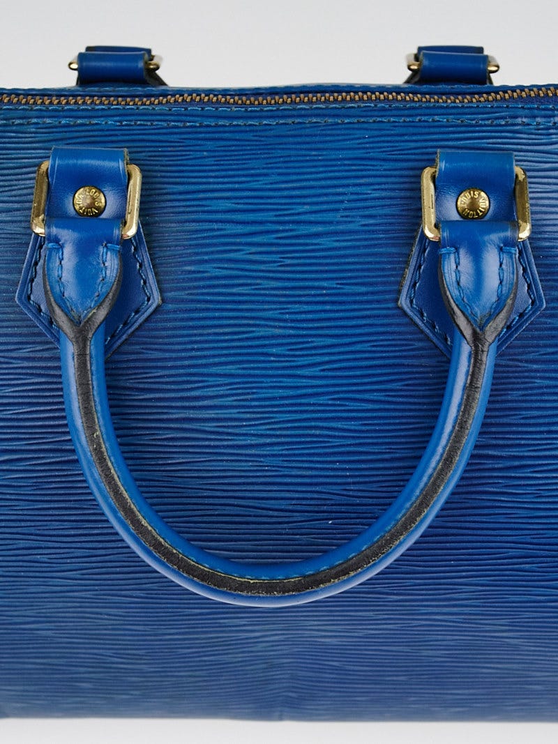 Louis Vuitton Toledo Blue Epi Leather Speedy 25 Bag Louis Vuitton Toledo Blue Epi Leather Speedy 25 Bag
