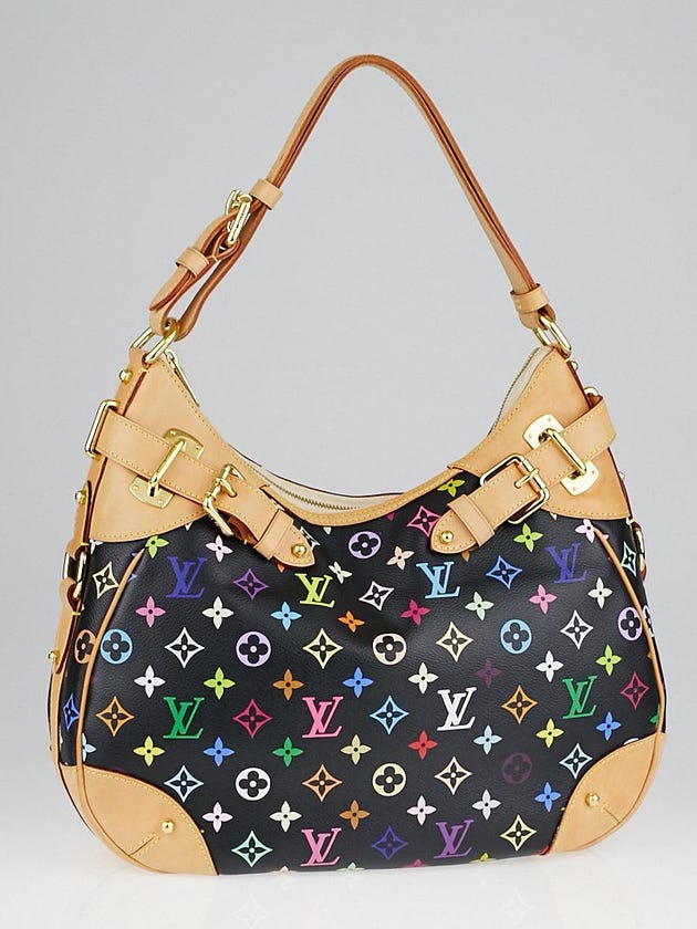 Louis Vuitton Black Monogram Multicolore Greta Bag
