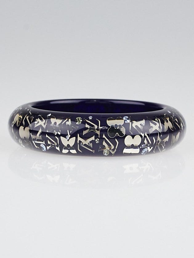 Louis Vuitton Indigo Resin Monogram Inclusion GM Bracelet