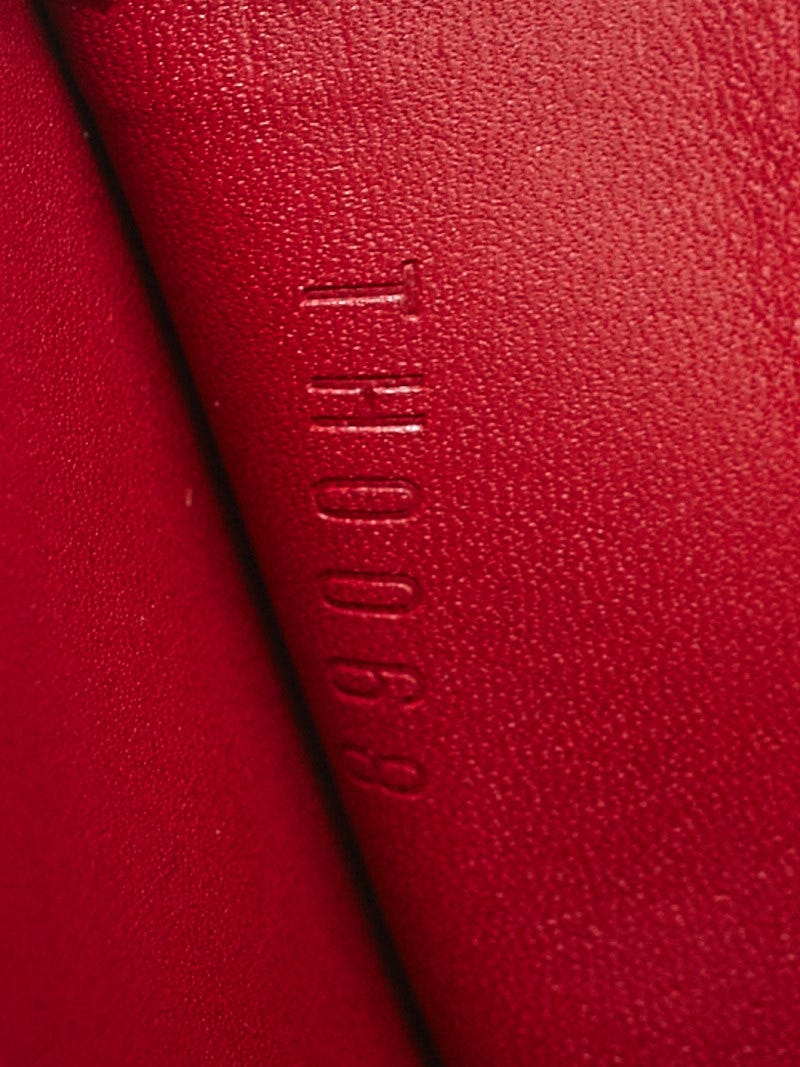 Louis Vuitton Red Pomme D´amour Vernis Heart Coin Purse Louis