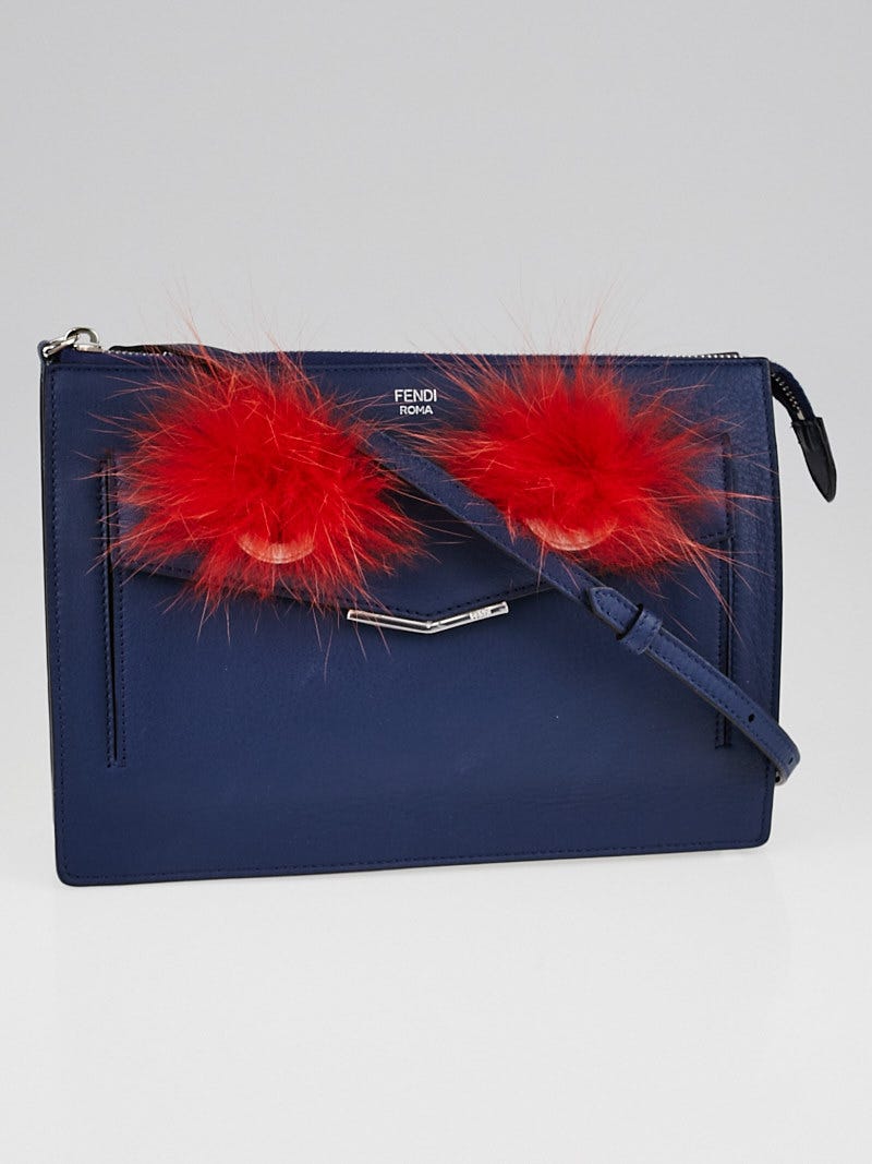 Fendi monster clutch hot sale