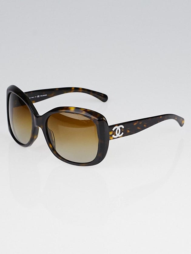 Chanel Tortoise Shell Frame CC Logo Sunglasses-5183