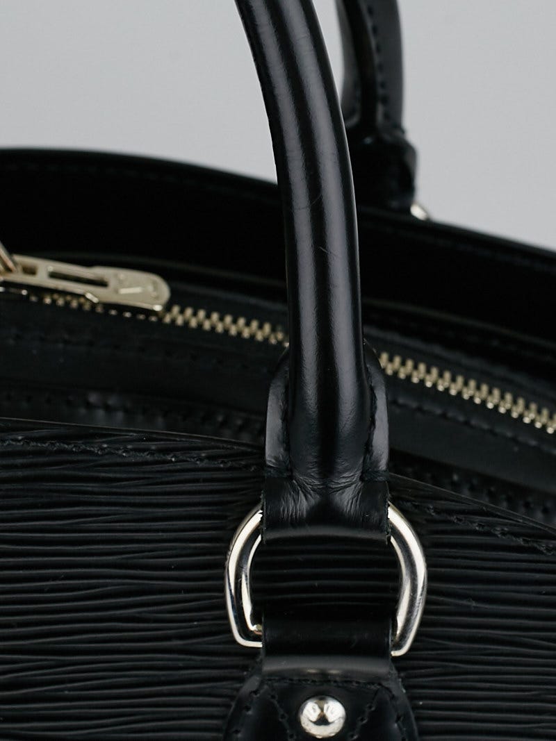 LOUIS VUITTON Black Epi Leather Pont-Neuf PM Satchel Bag - Sale