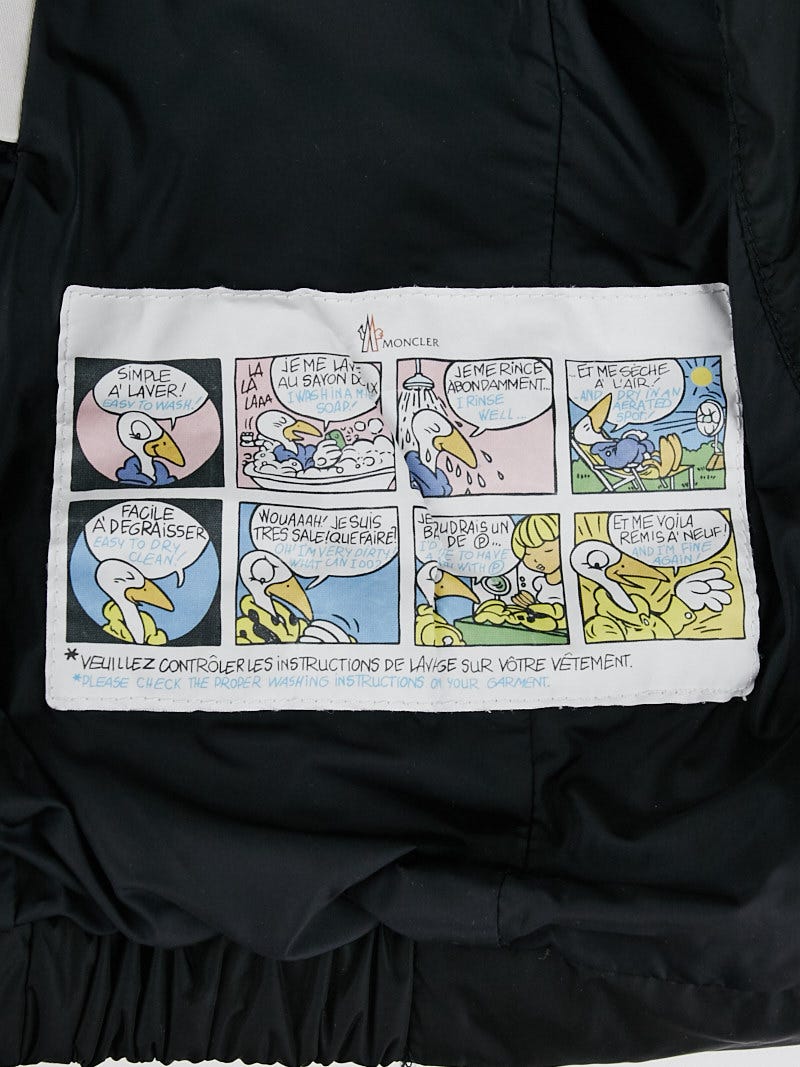 Moncler Black Quilted Nylon Sanglier Down Jacket Size 1/S