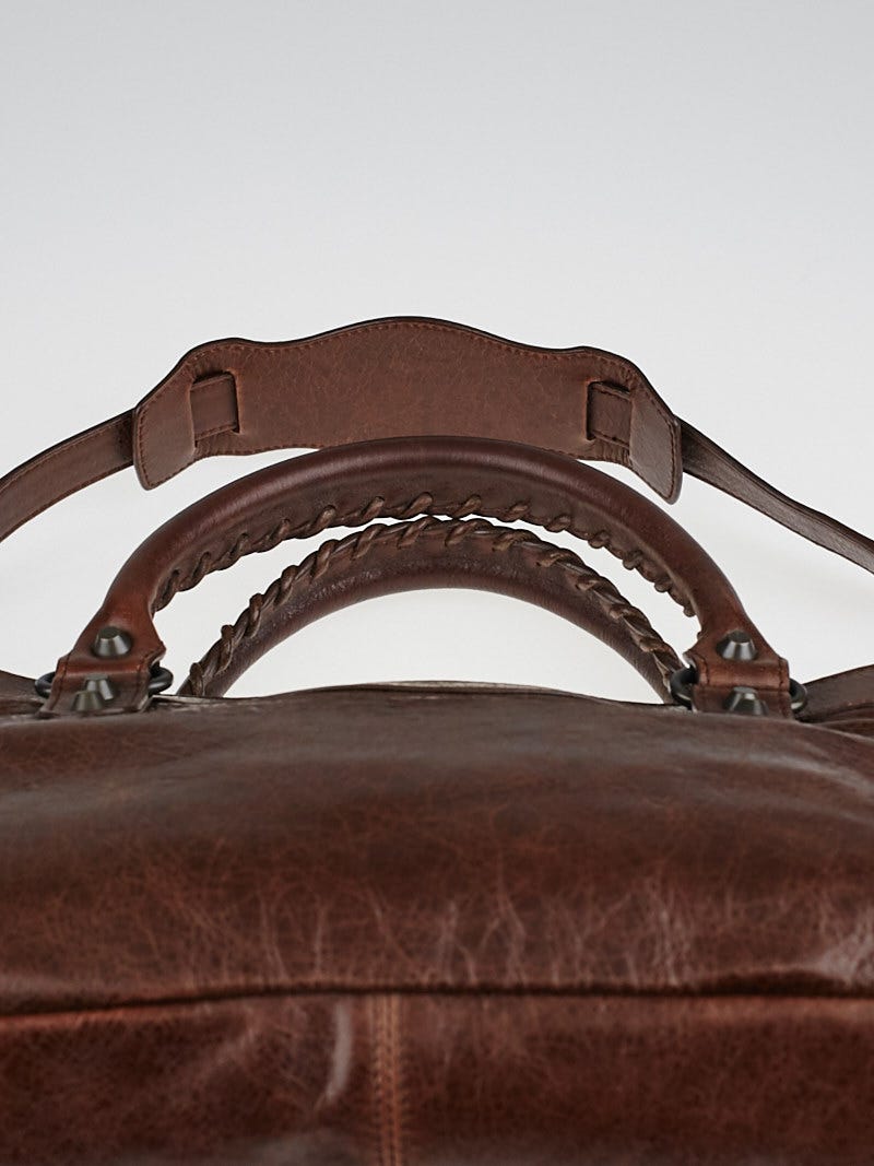 Balenciaga Chataigne Lambskin Leather Motorcycle First Bag Balenciaga Chataigne Lambskin Leather Motorcycle First Bag