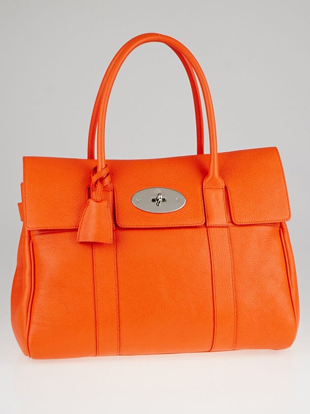 Mulberry Mandarin Grained Leather Bayswater Bag