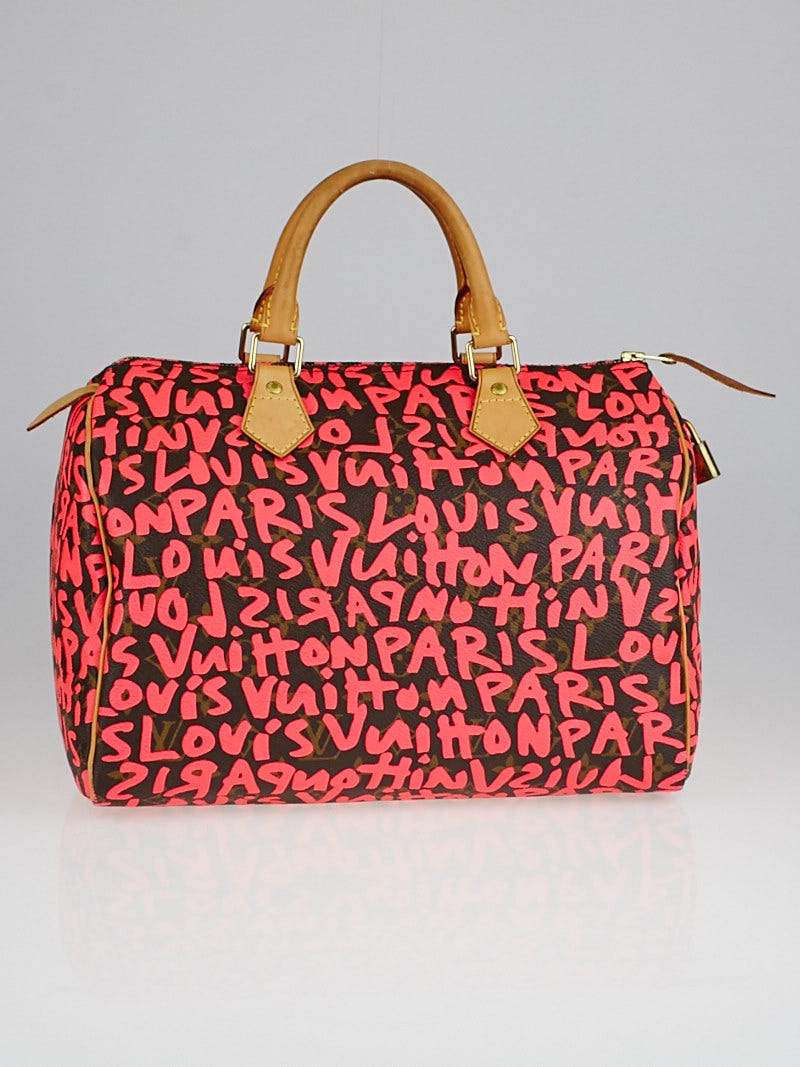 Louis Vuitton Limited Edition Fuchsia Graffiti Stephen Sprouse