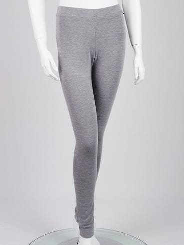 Chanel Grey Modal Blend Leggings Size 6/38 - Yoogi's Closet