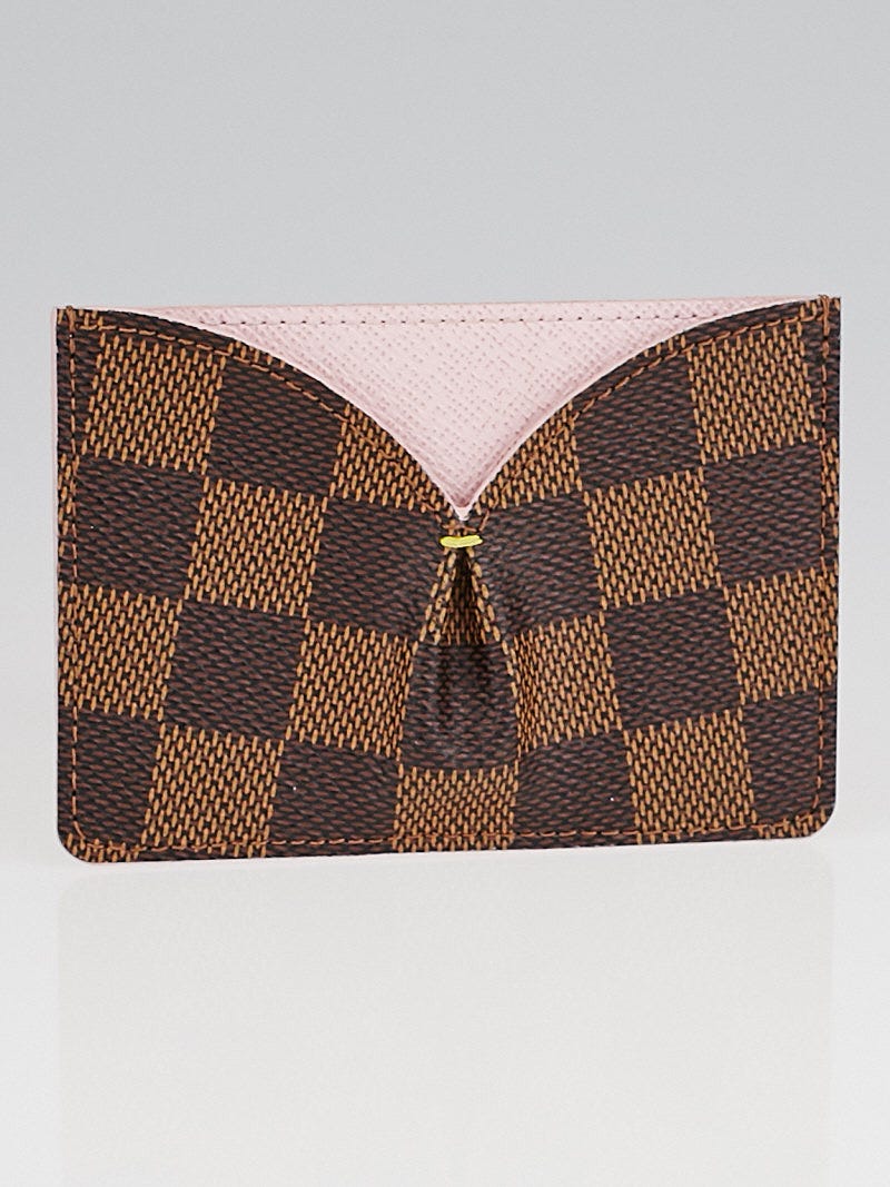 Louis Vuitton Rose Ballerine Damier Canvas Caissa Card Holder