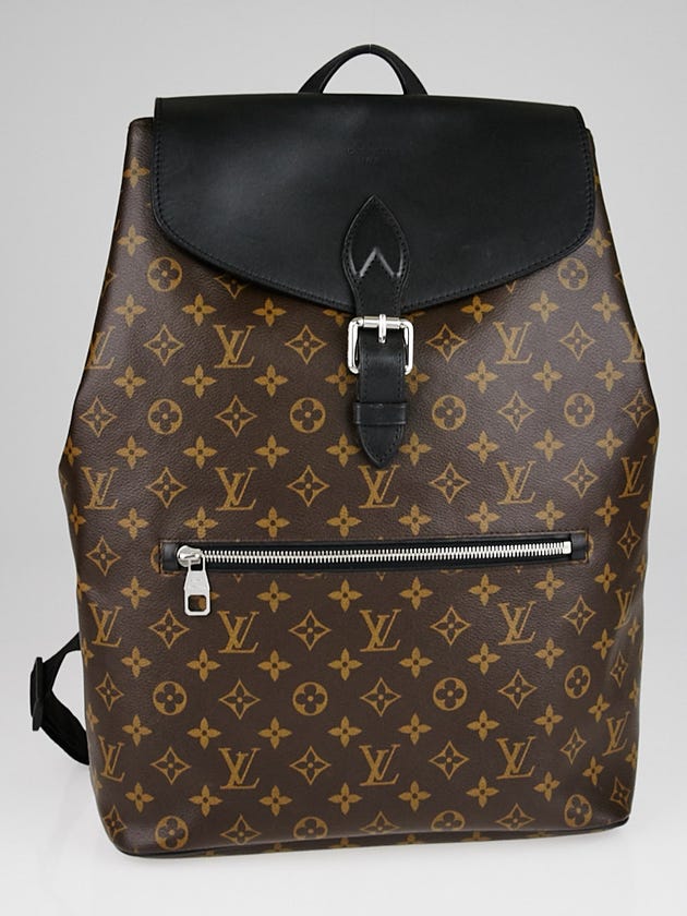 Louis Vuitton Monogram Macassar Canvas Palk Backpack Bag