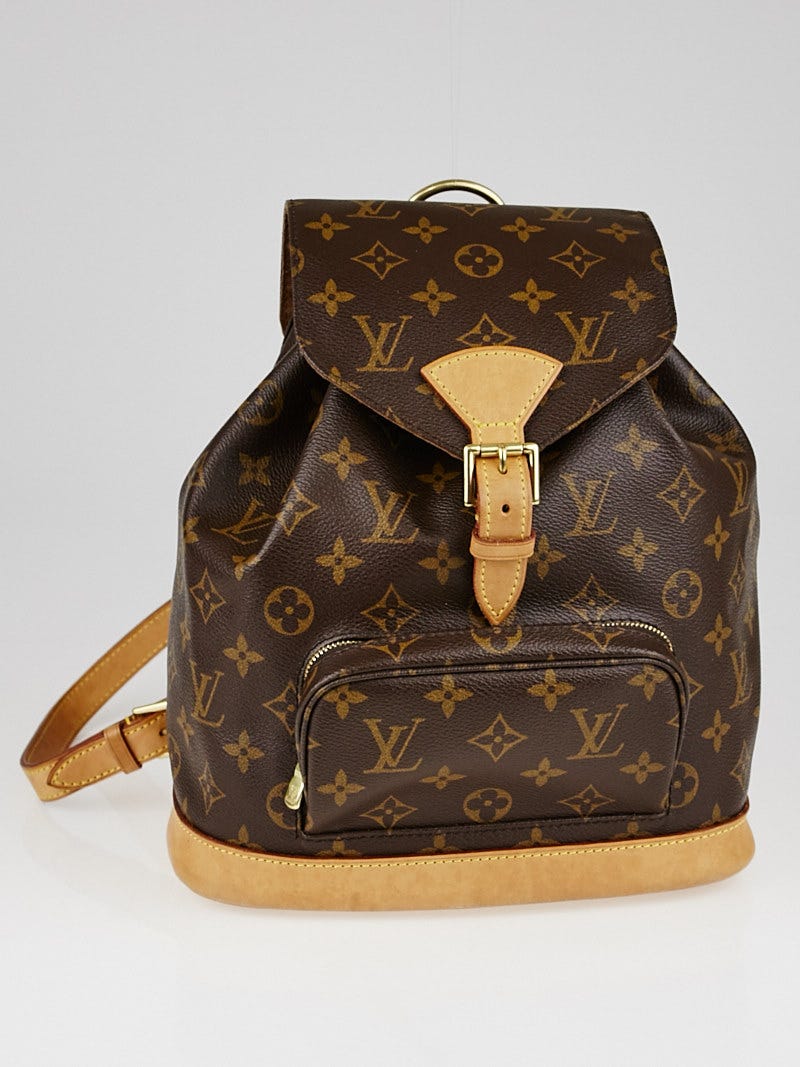 Louis Vuitton Monogram Canvas Montsouris MM Backpack Bag Yoogi s