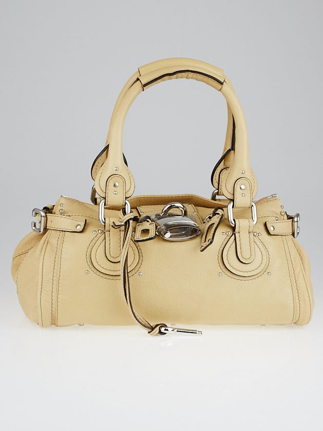 Chloe Sable Leather Plexo Paddington Medium Satchel Bag