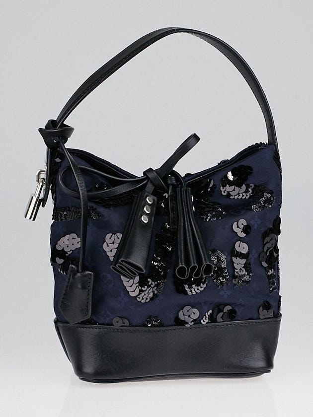 Louis Vuitton Navy Blue Monogram Jacquard Fabric Spotlight NN 14 PM Bag