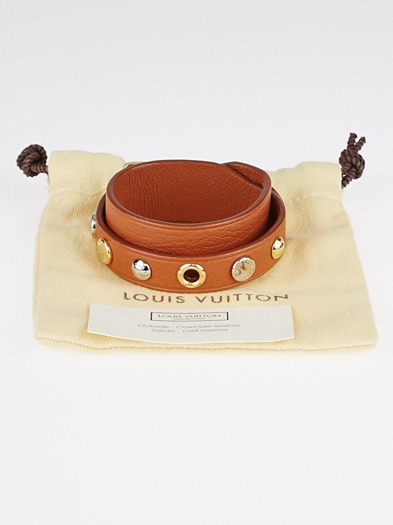 Louis Vuitton Black Leather City Wrap Bracelet Louis Vuitton