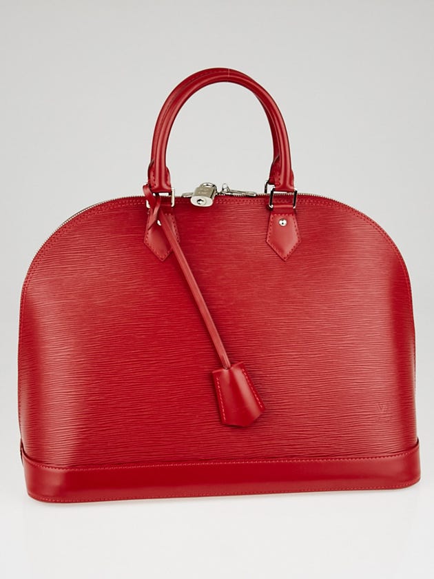 Louis Vuitton Carmine Epi Leather Alma GM Bag