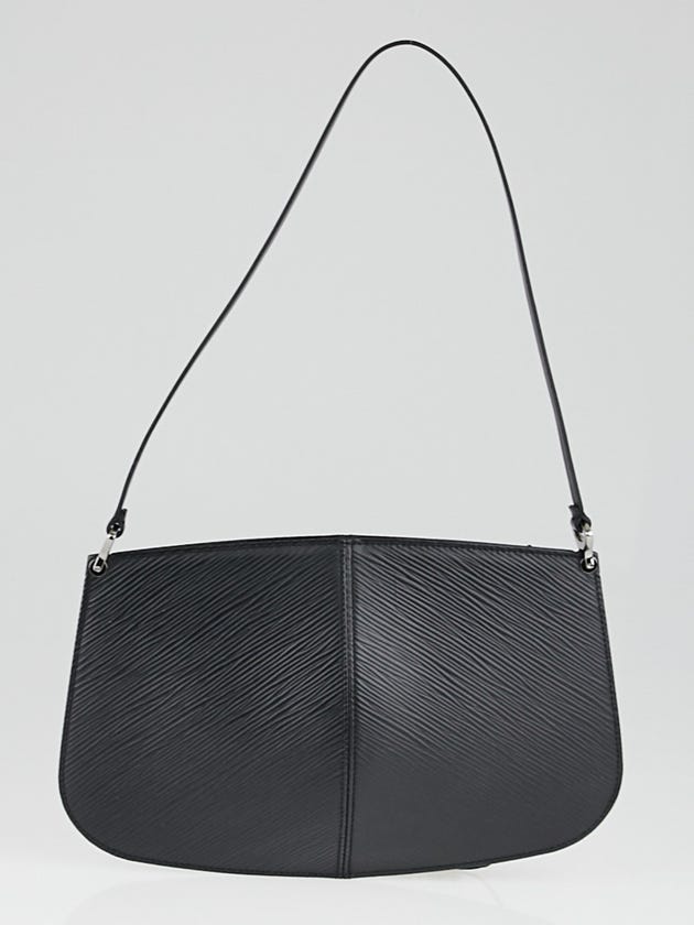 Louis Vuitton Black Epi Leather Demi-Lune Pochette Bag