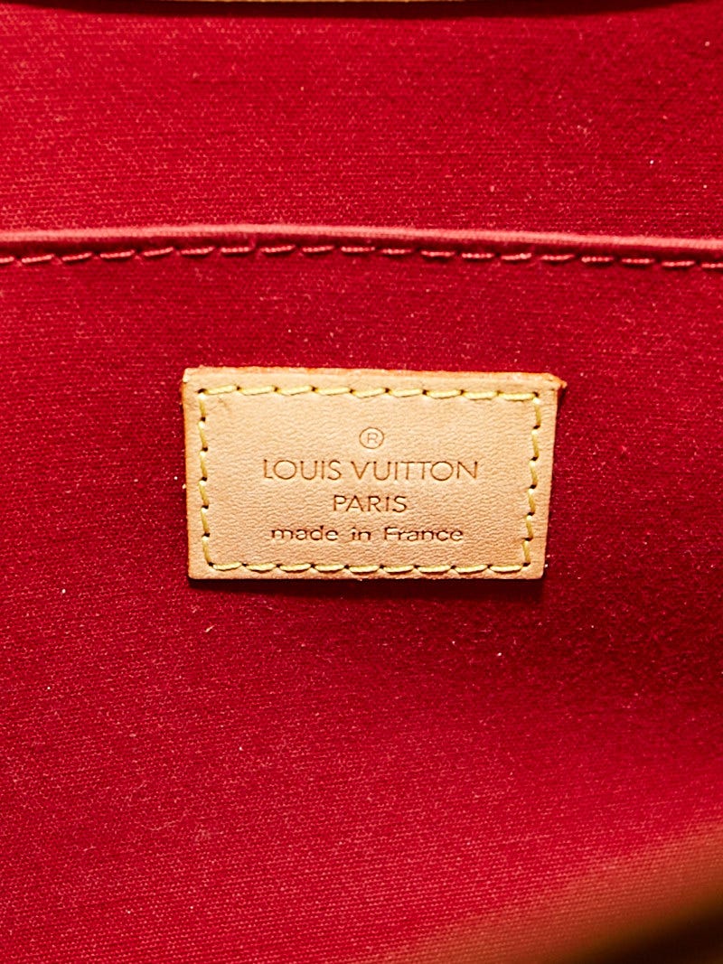LOUIS VUITTON VERNIS ROXBURY DRIVE BAG POMME D'AMOUR – Caroline's Fashion  Luxuries