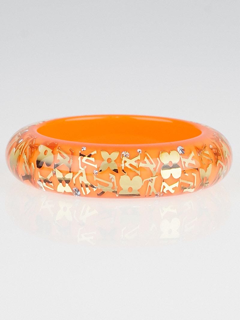 Louis Vuitton Sunset Orange Monogram Inclusion GM Bracelet