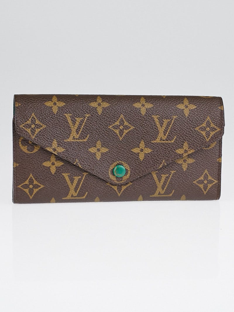 Louis Vuitton, Bags, Louis Vuitton Green Monogram Canvas Josephine Wallet