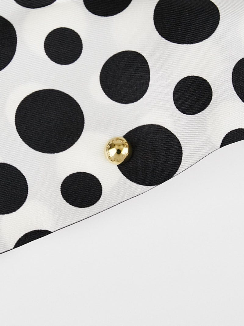 Louis Vuitton x Yayoi Kusama Infinity Dots Shawl Black/White in Silk/Wool -  US