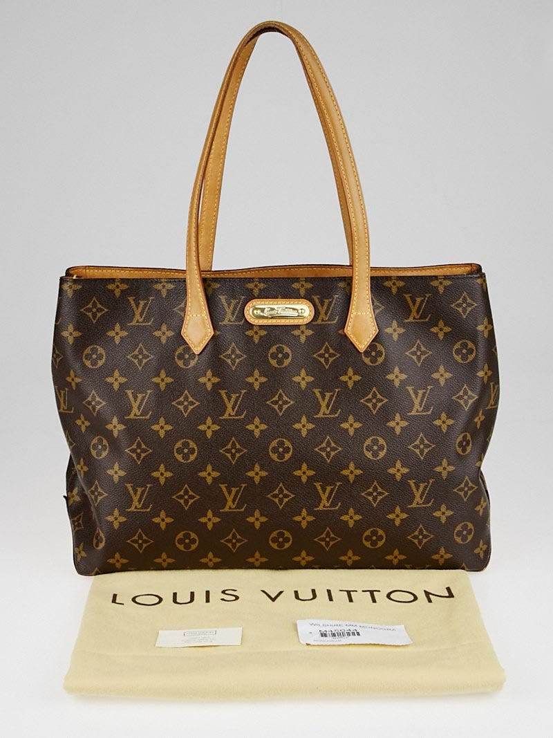 Louis Vuitton Monogram Canvas Wilshire MM Bag Louis Vuitton