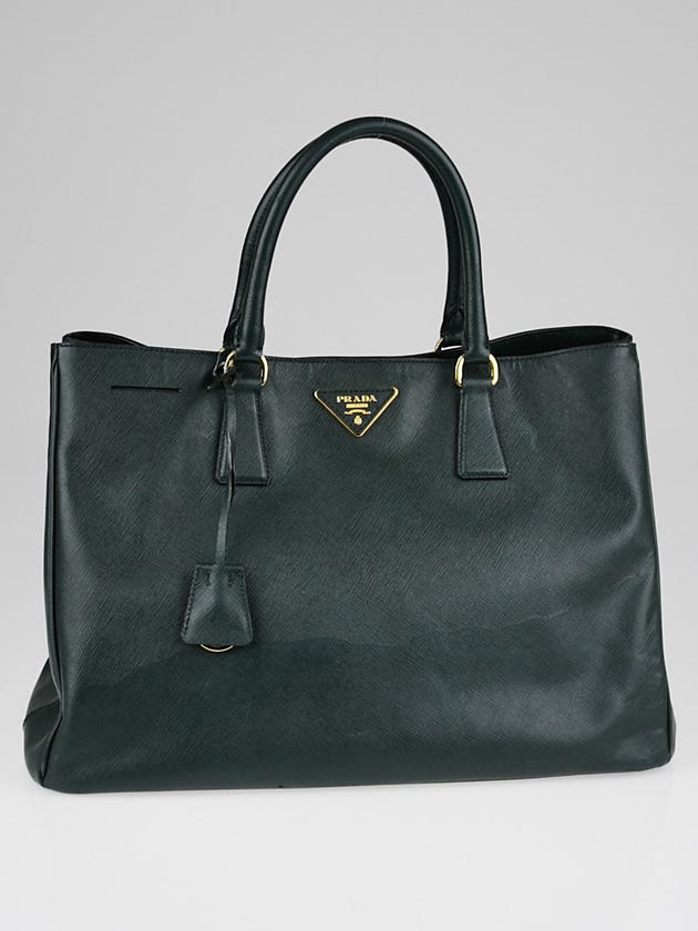 Prada Smeraldo Saffiano Lux Leather Large Tote Bag BN1844