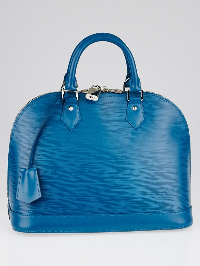 Louis Vuitton Cyan Epi Leather Alma PM Bag | Yoogi's Closet