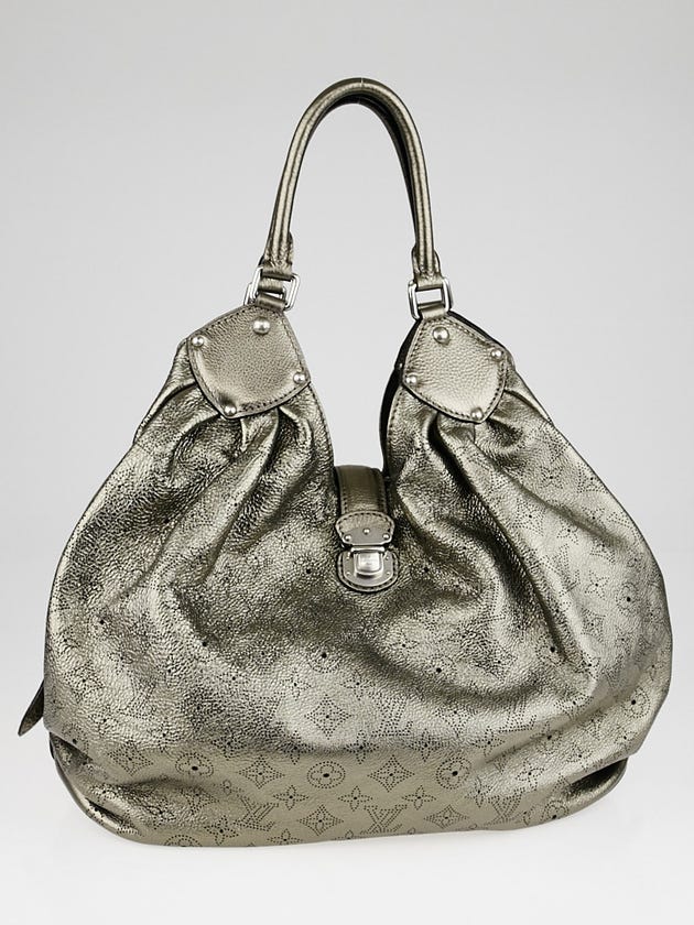 Louis Vuitton Argent Monogram Mahina Leather XL Bag