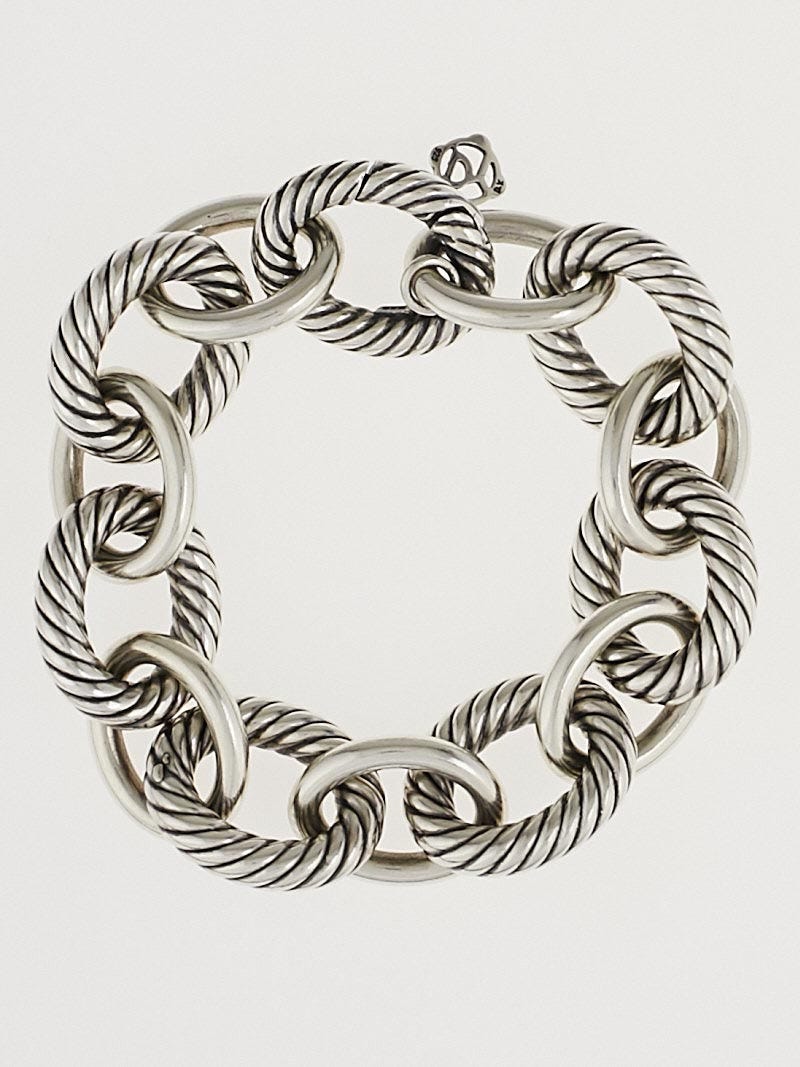 David Yurman 17mm Sterling Silver Oval Extra-Large Link  display picture 1