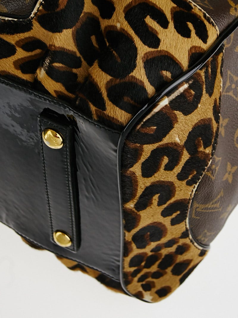 Louis Vuitton Sprouse Monogram STEAMER Leopard Pony Snakeskin