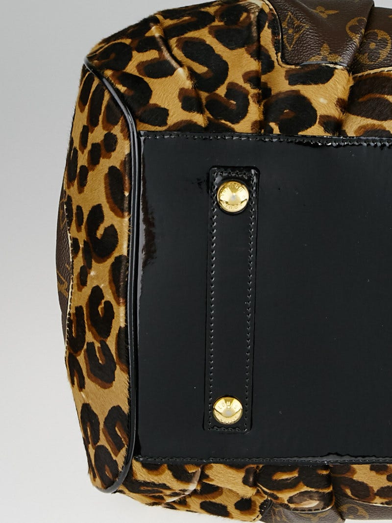 Louis Vuitton Speedy Handbag Limited Edition Stephen Sprouse Leopard  Chenille Neutral 2398554
