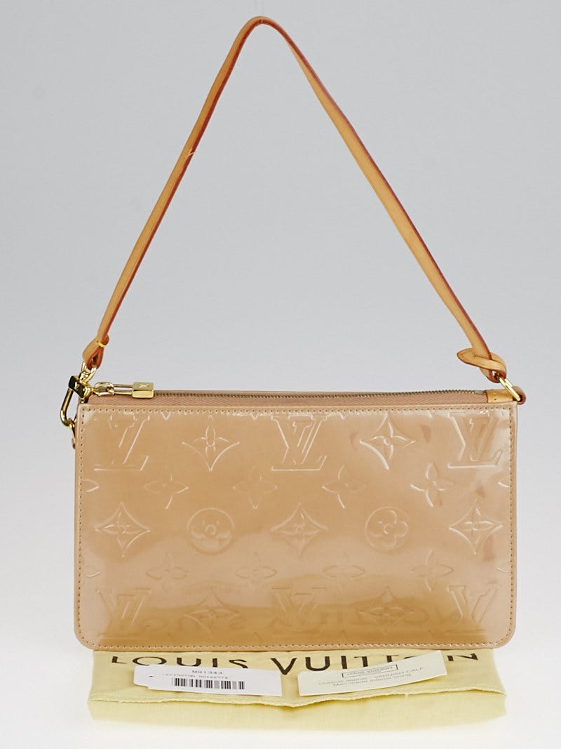 Louis Vuitton Bronze Monogram Vernis Lexington Accessory Pochette Bag -  Yoogi's Closet