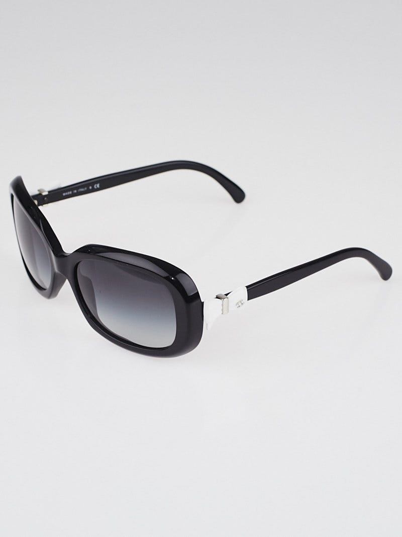 Chanel Black Frame Bow Sunglasses 5170 Yoogi s Closet