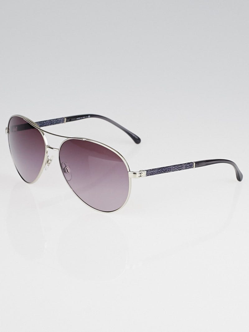 Chanel pink aviator sales sunglasses