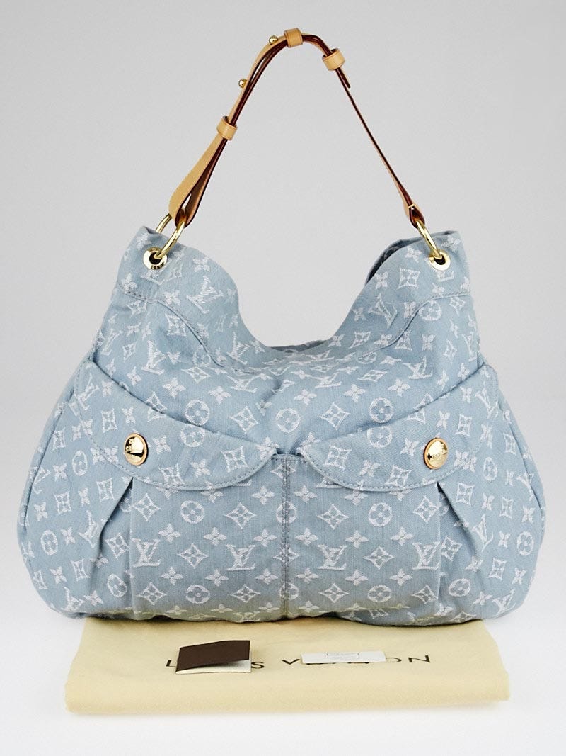 Louis Vuitton Monogram Denim Bleu Clair Daily GM Hobo Handbag, Louis  Vuitton Handbags