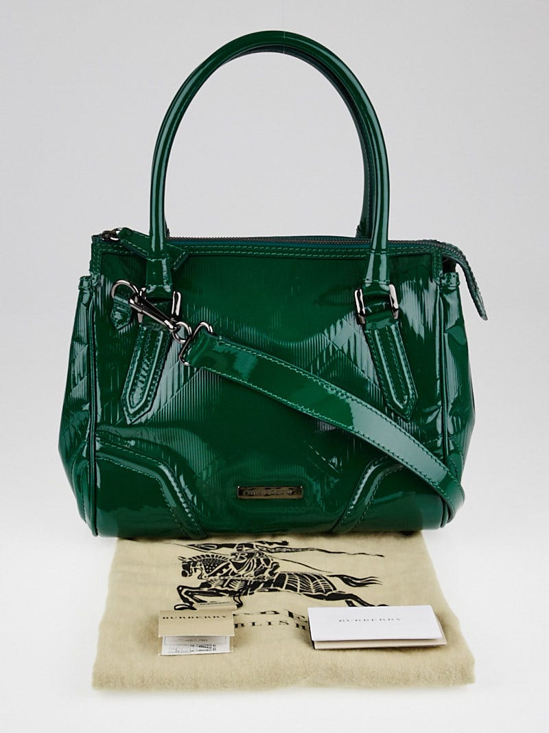 Green patent leather purse online