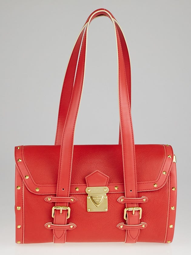 Louis Vuitton Geranium Suhali Leather L'Epanoui GM Bag