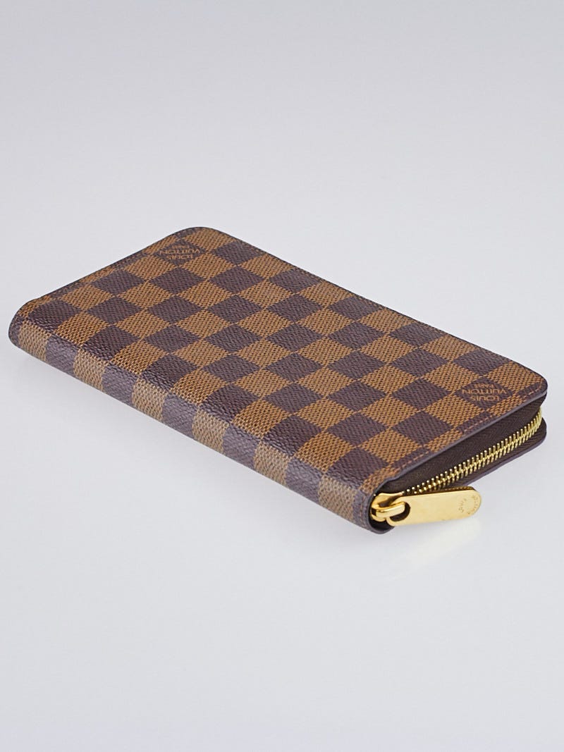 Louis Vuitton // Brown Damier Ebene Canvas Gold-Tone Zippy Wallet – VSP  Consignment