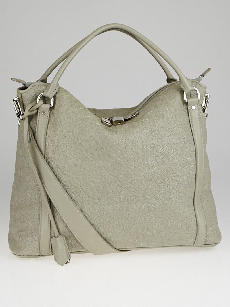 Louis Vuitton Gris Antheia Monogram Antheia Leather Ixia MM Bag