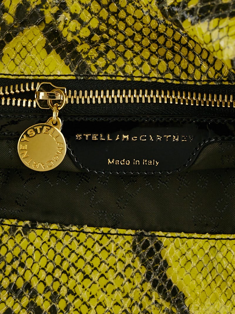 Stella McCartney Yellow/Black Fluo Faux Python Falabella  display picture 1