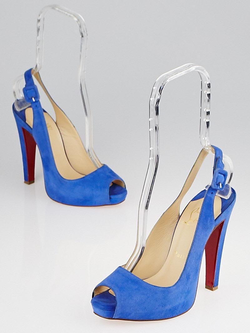 Royal blue christian louboutin hotsell