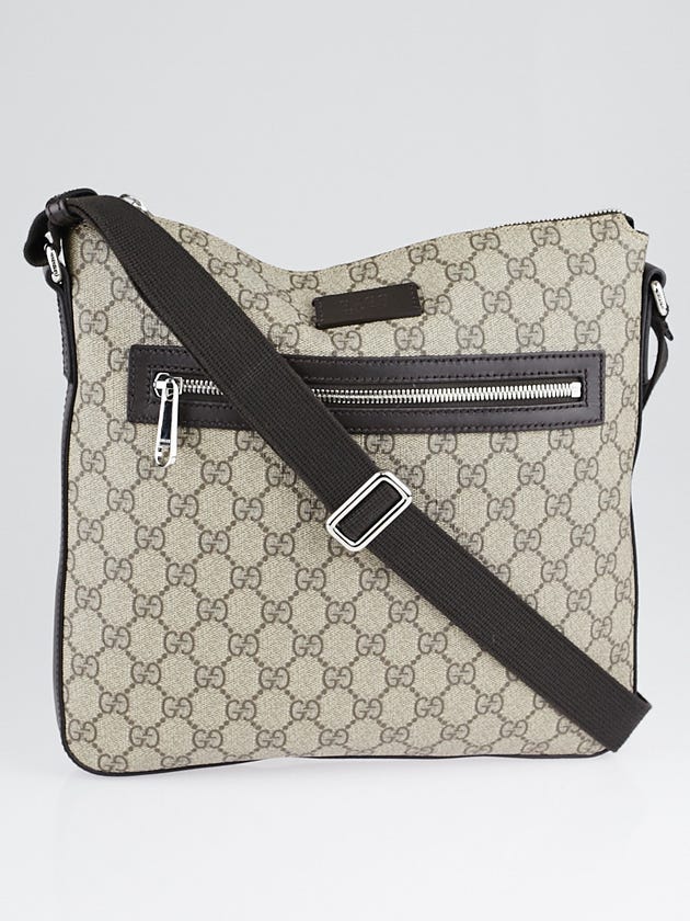 Gucci Beige/Ebony GG Supreme Coated Canvas Messenger Bag