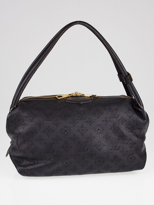 Louis Vuitton Black Mahina Leather Galatea PM Bag