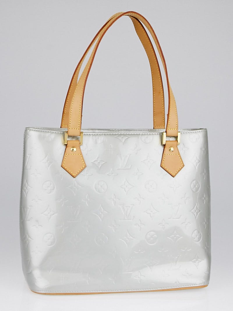 Louis Vuitton Silver Monogram Vernis Houston Tote Bag - Yoogi's Closet